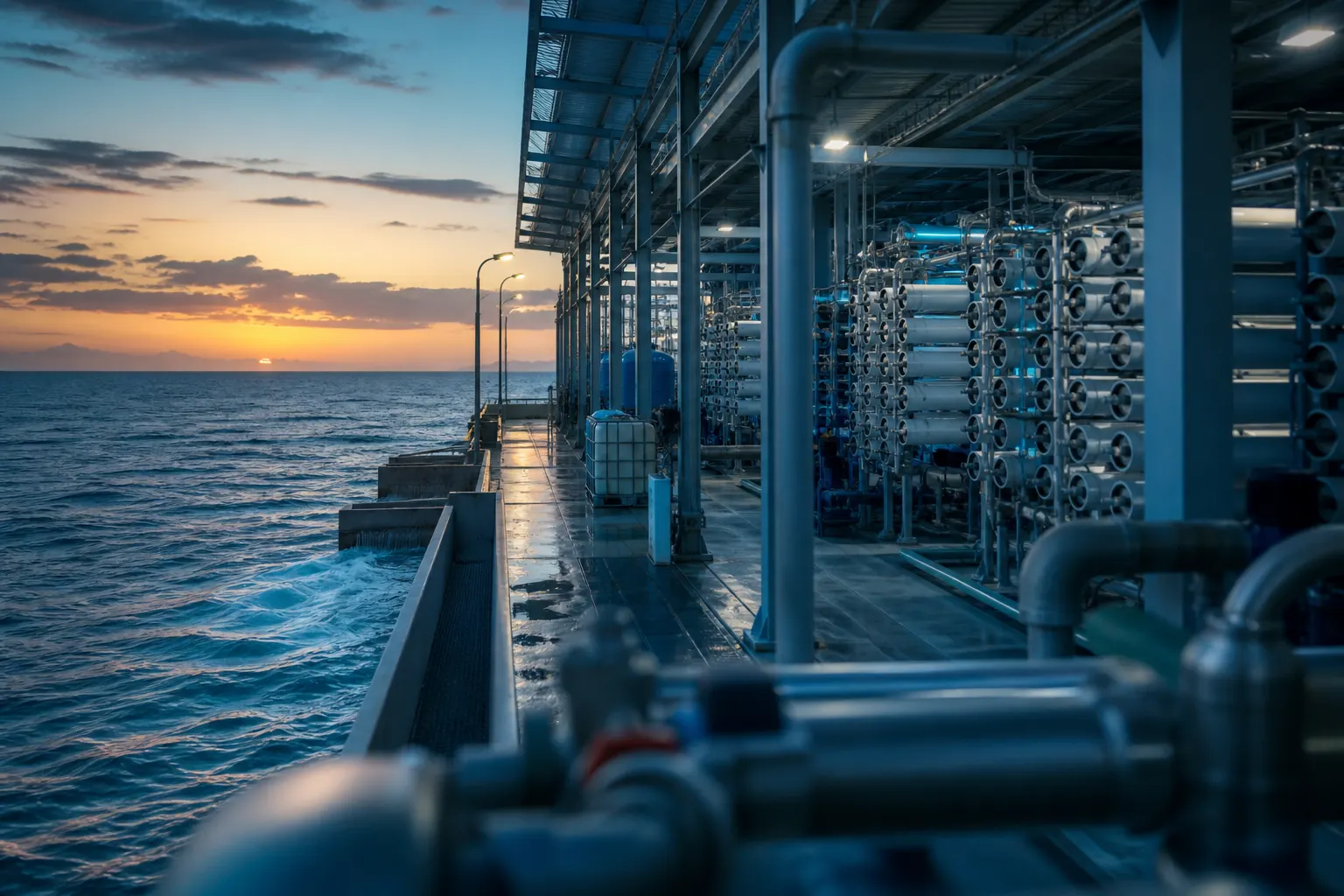 Seawater desalination membrane application scenario